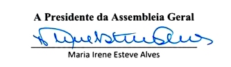 Assinatura Presidente Assembleia